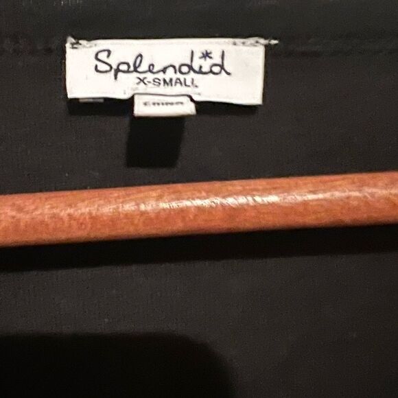 Splendid V-Neck Long Sleeve Button Henley - Picture 4 of 6